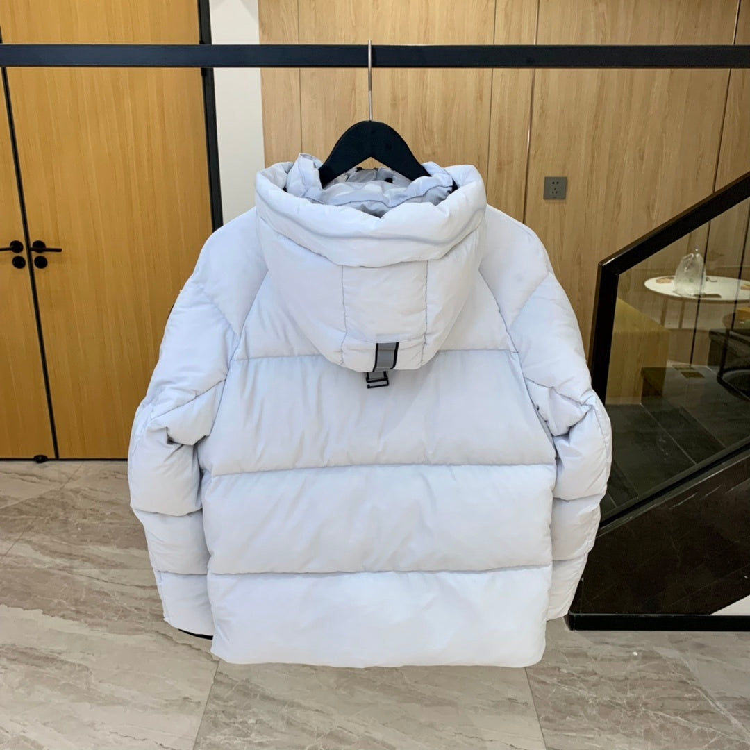Canada Goose Hooded Puffer Jacket with Contrast Zip Pockets