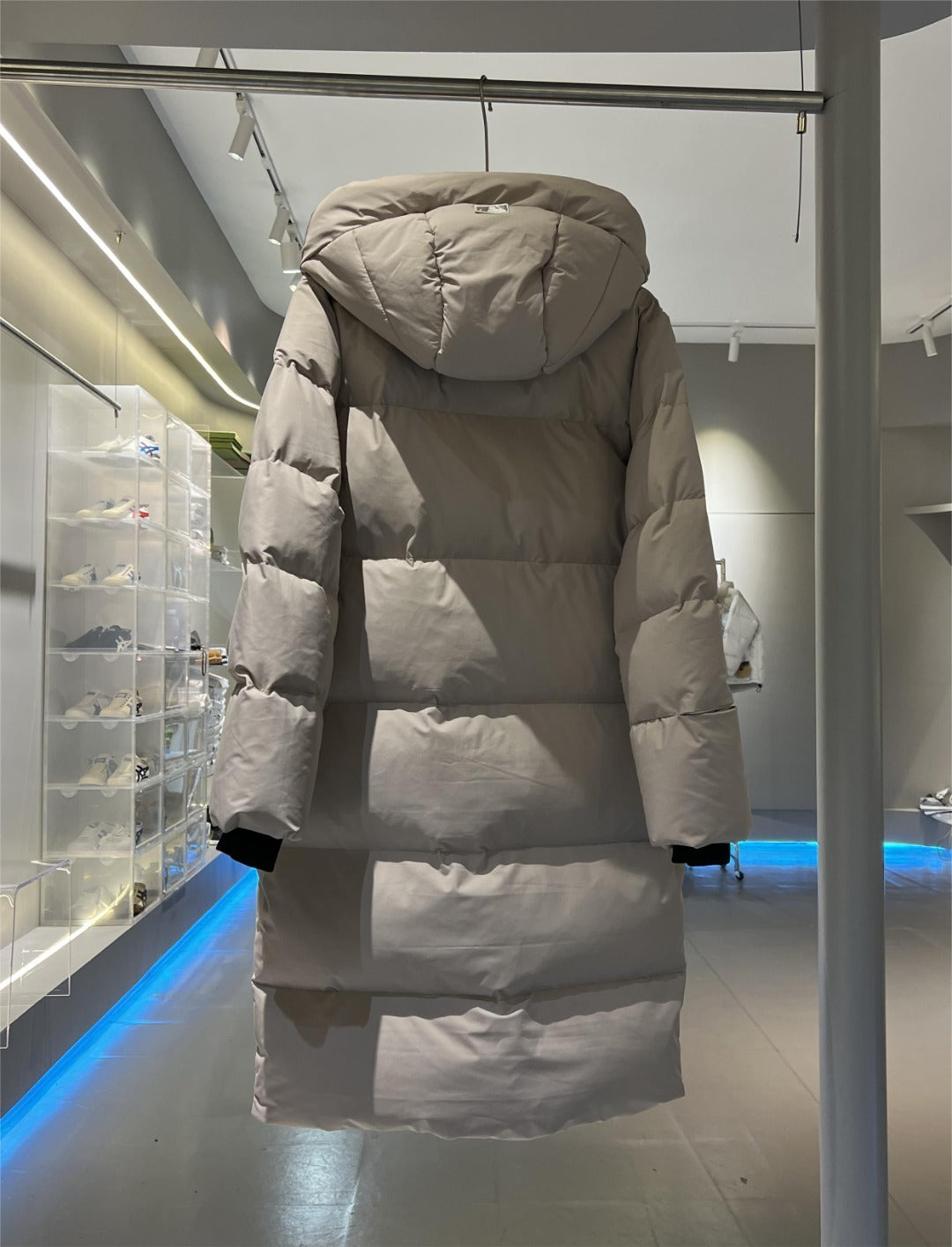 MLB New York Yankees Hooded Longline Down Coat