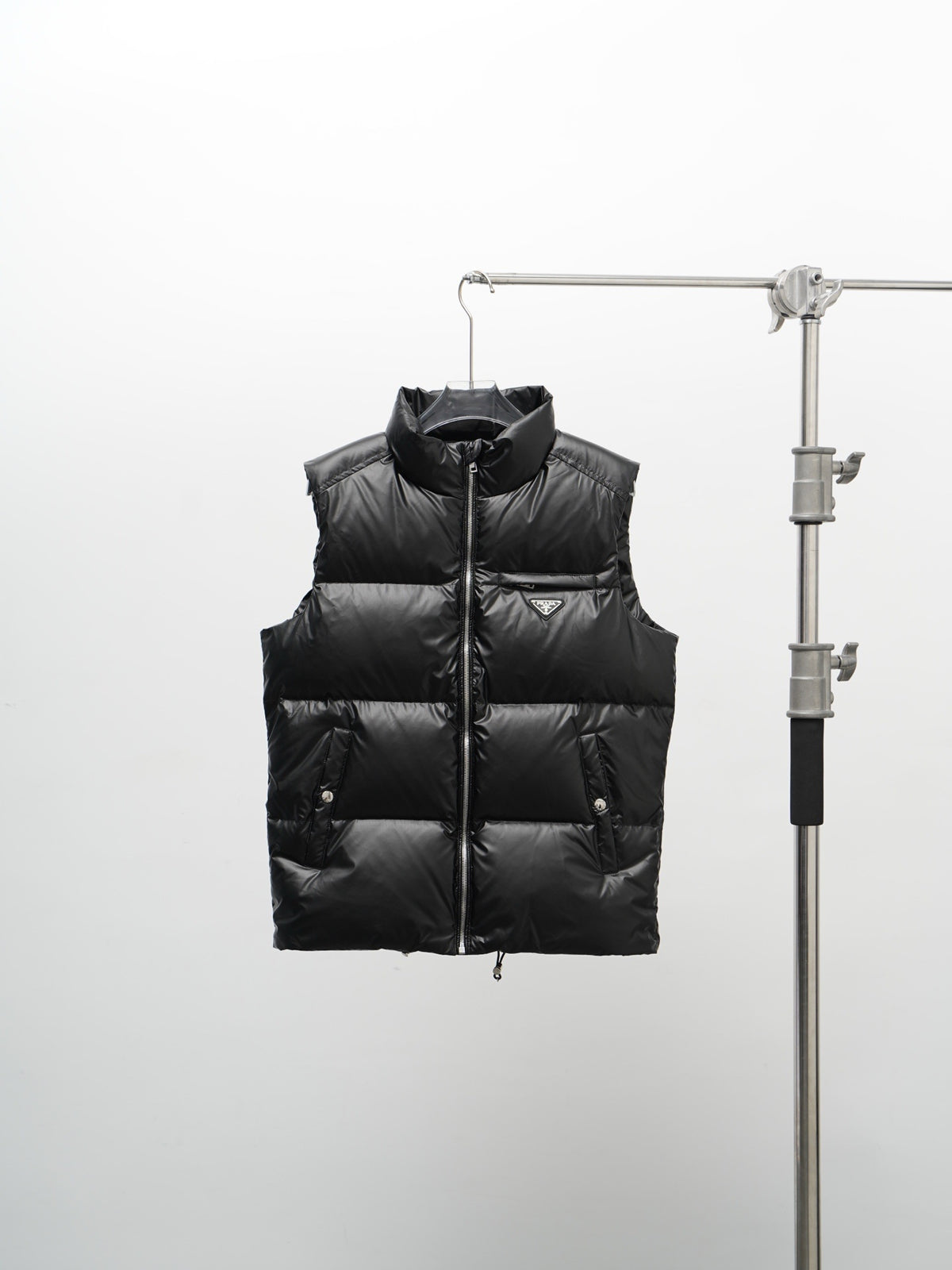 Prada Quilted Puffer Vest – Black