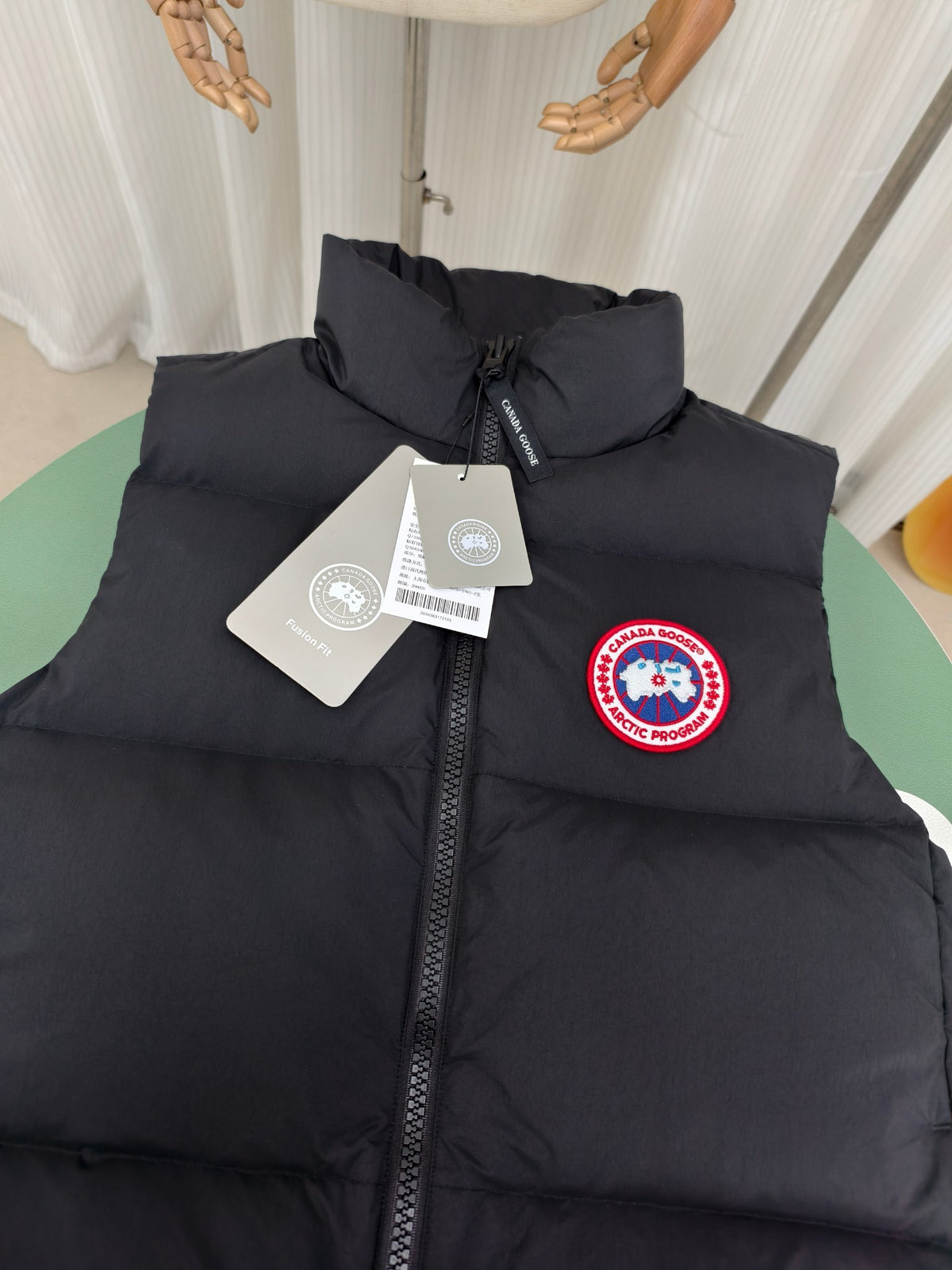 Canada Goose Dunham Stand-Collar Quilted Jacket in Black