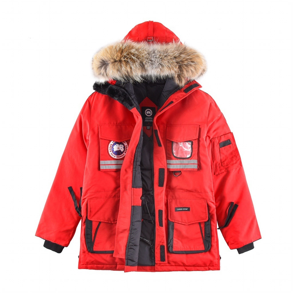 Canada Goose Hooded Utility Parka with Trimmed Hood