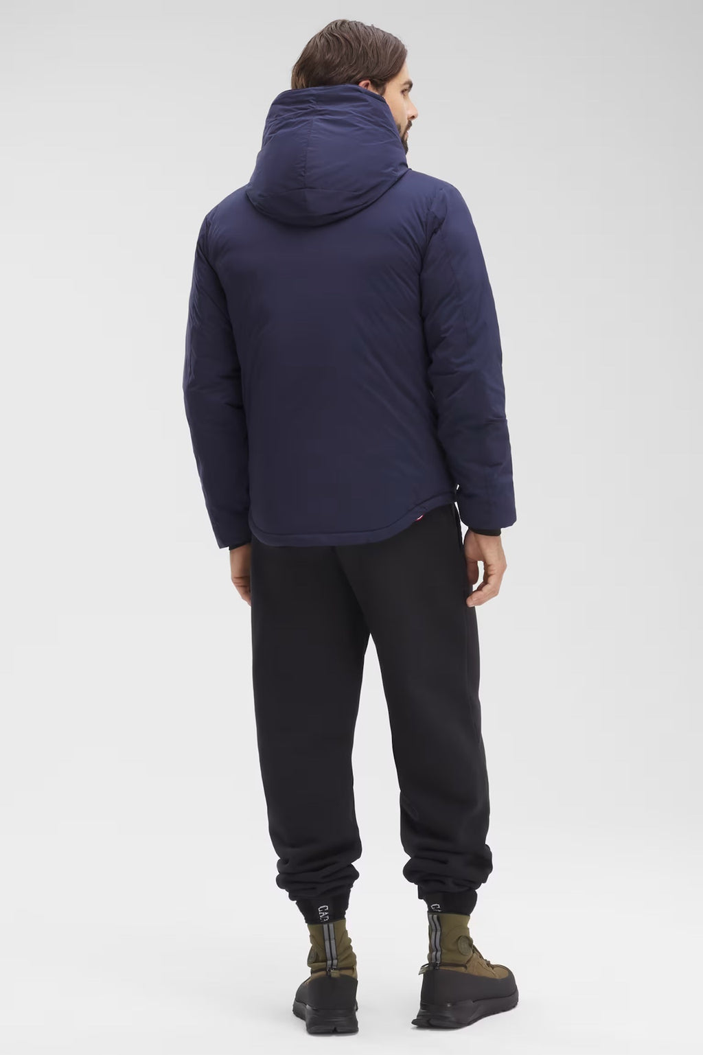 Canada Goose Men's Hooded Puffer Jacket with Chest Zip Pocket