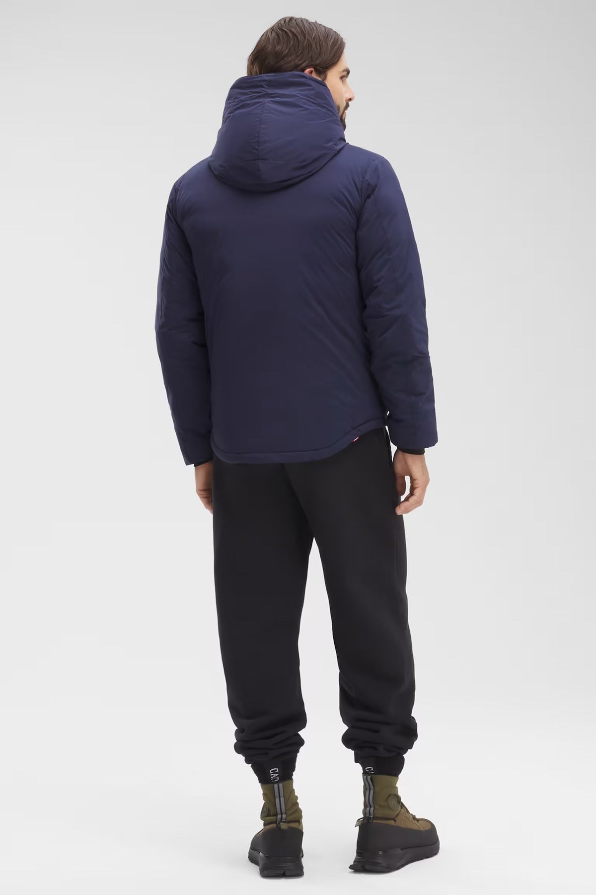 Canada Goose Men's Hooded Puffer Jacket with Chest Zip Pocket