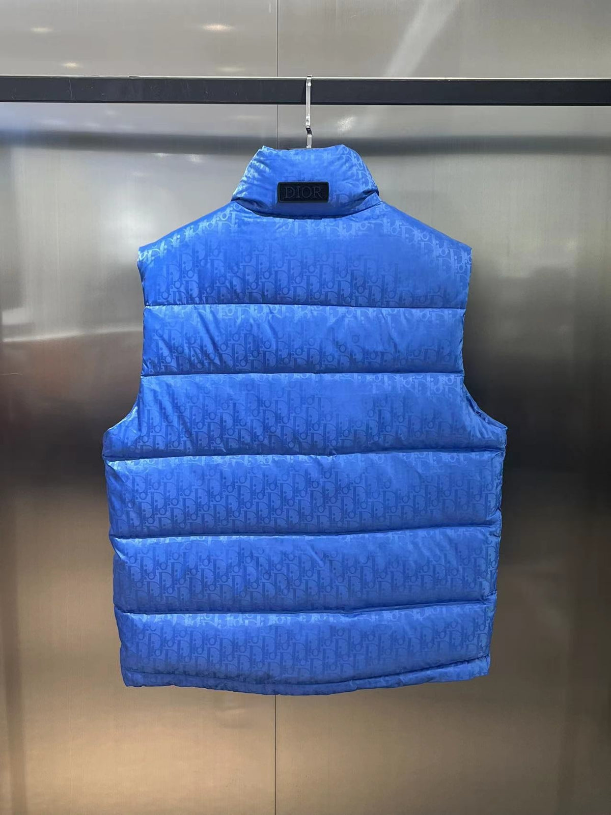 Dior Monogram Stand-Collar Puffer Vest