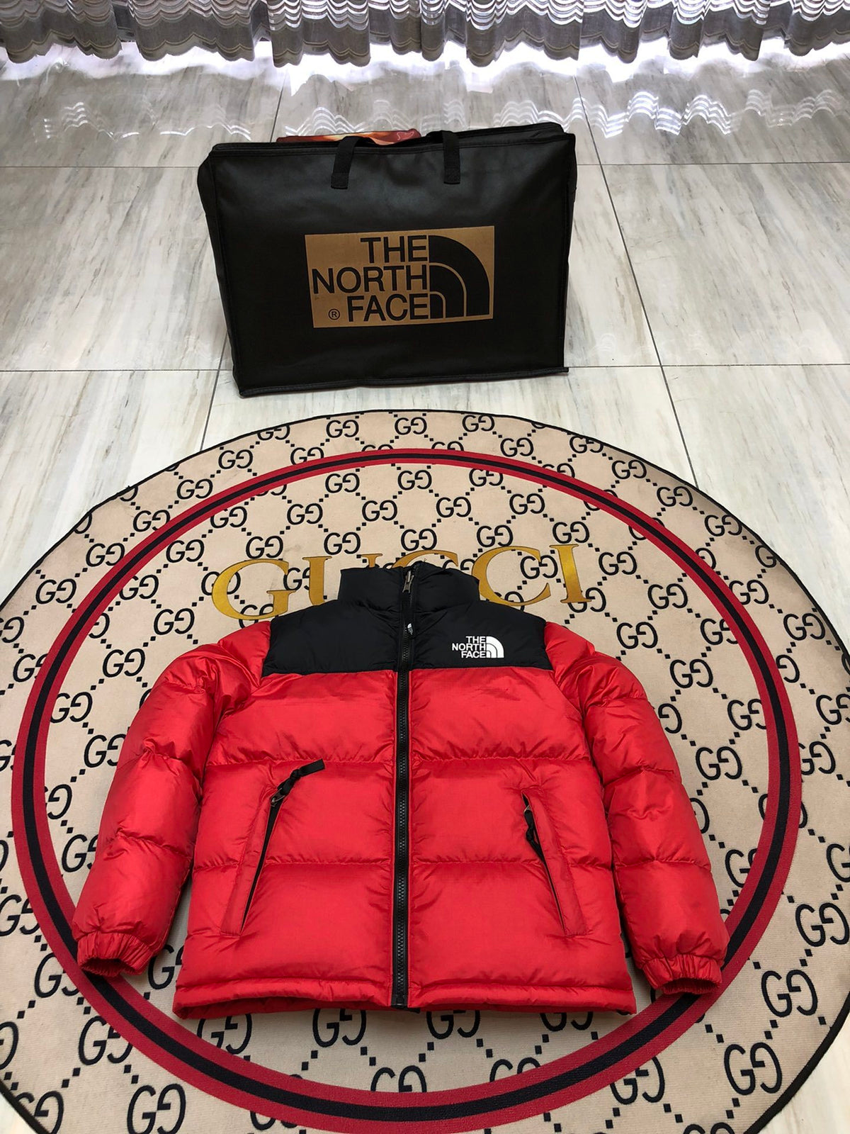 The North Face 1996 Kids' Color-Block Puffer Jacket