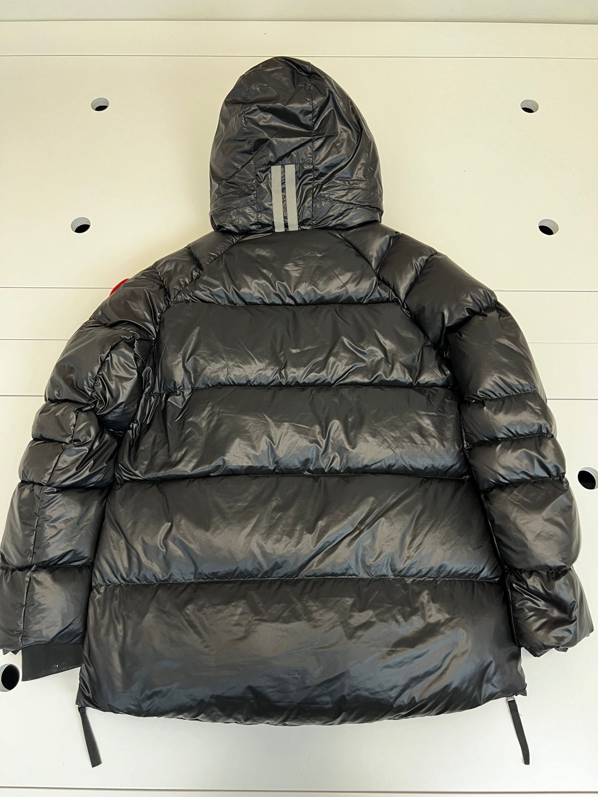 Canada Goose Women's Hooded Puffer Jacket with Curved Hem