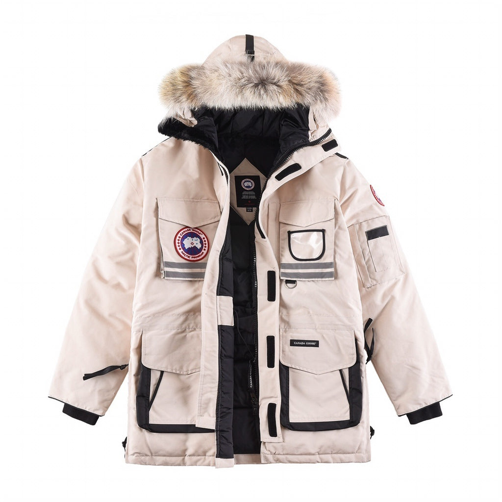 Canada Goose Hooded Utility Parka with Trimmed Hood