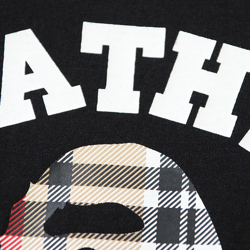 BAPE Shark Camo Graphic Tee Loose Unisex Streetwear T-Shirt