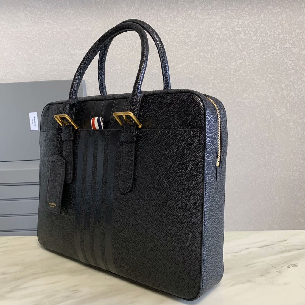 Cowhide briefcase