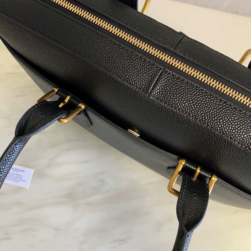 Cowhide briefcase