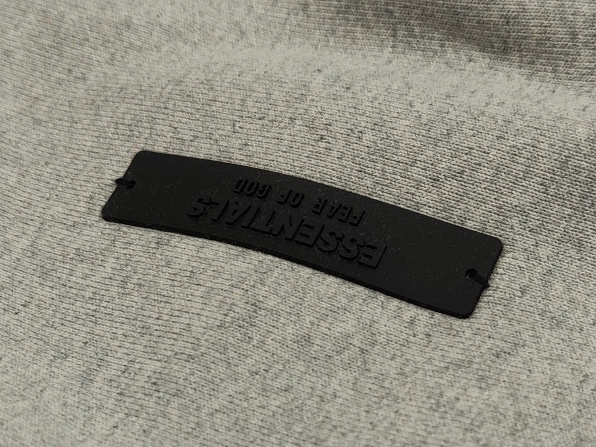 Fear of God Essentials Letter Graphic Fleece-Lined Pullover Hoodie
