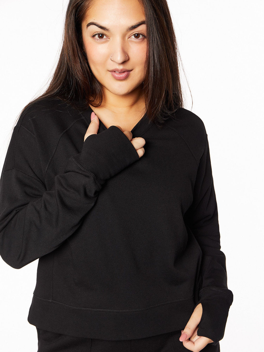AFTER CLASS CROP SWEATSHIRT