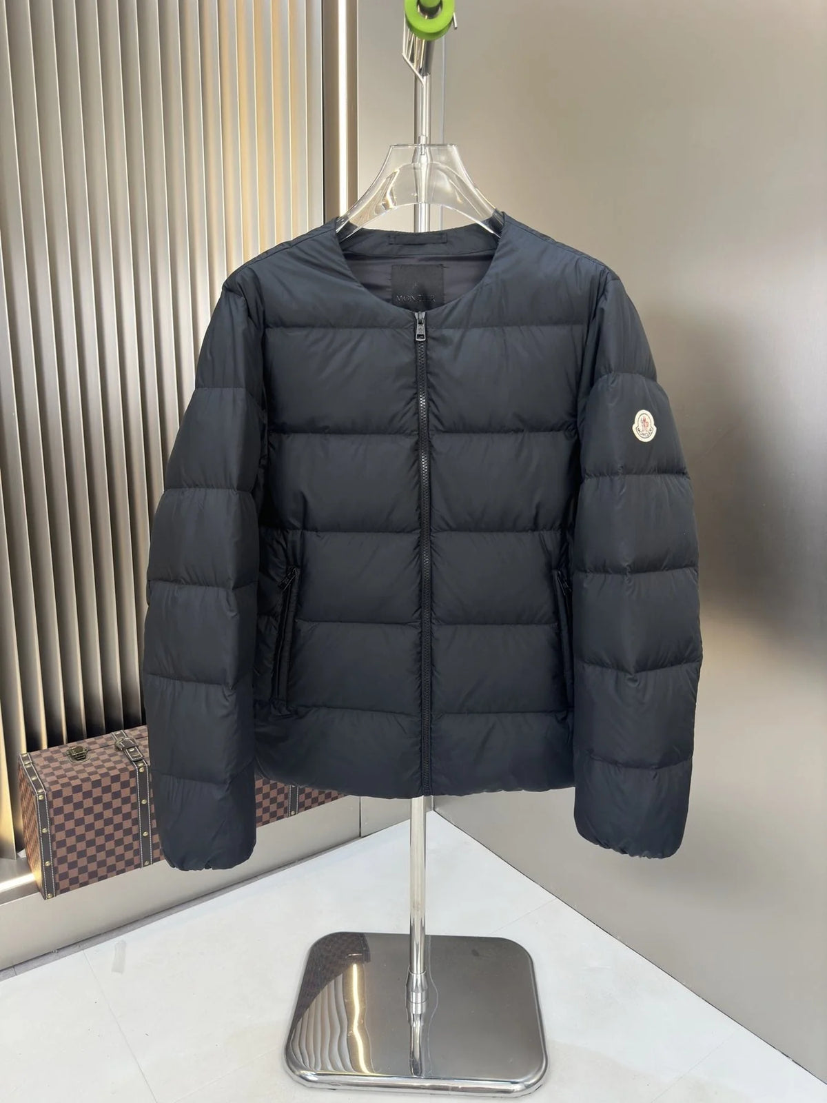 Moncler Reversible Puffer Coat in Black