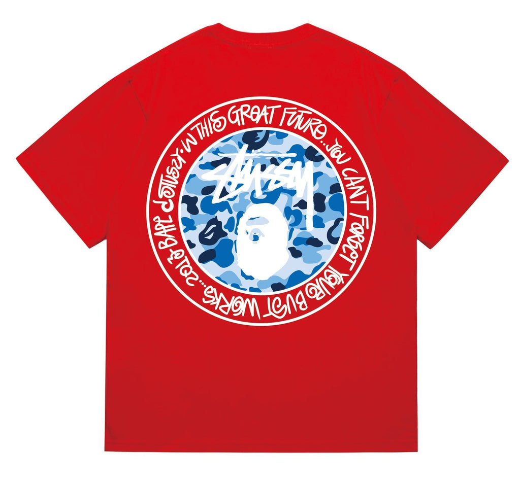 BAPE White-Ring Camo Back Graphic T-Shirt