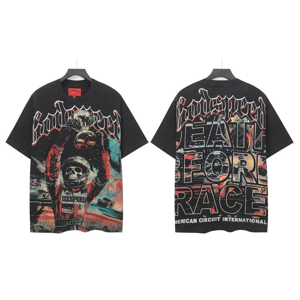 Godspeed Death Before Race Graphic T-Shirt