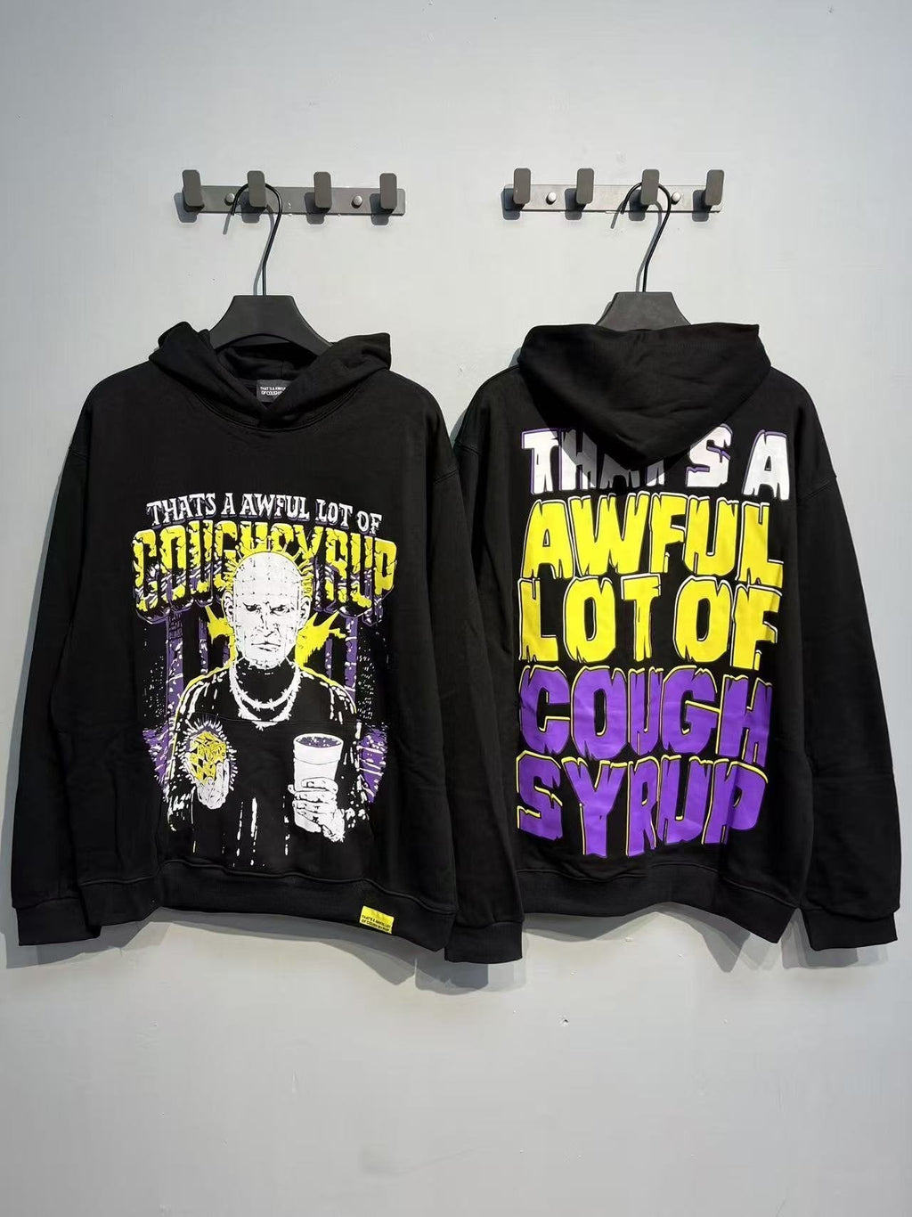 THAT'S A AWFUL LOT OF COUGH SYRUP Star Graphic Hoodie