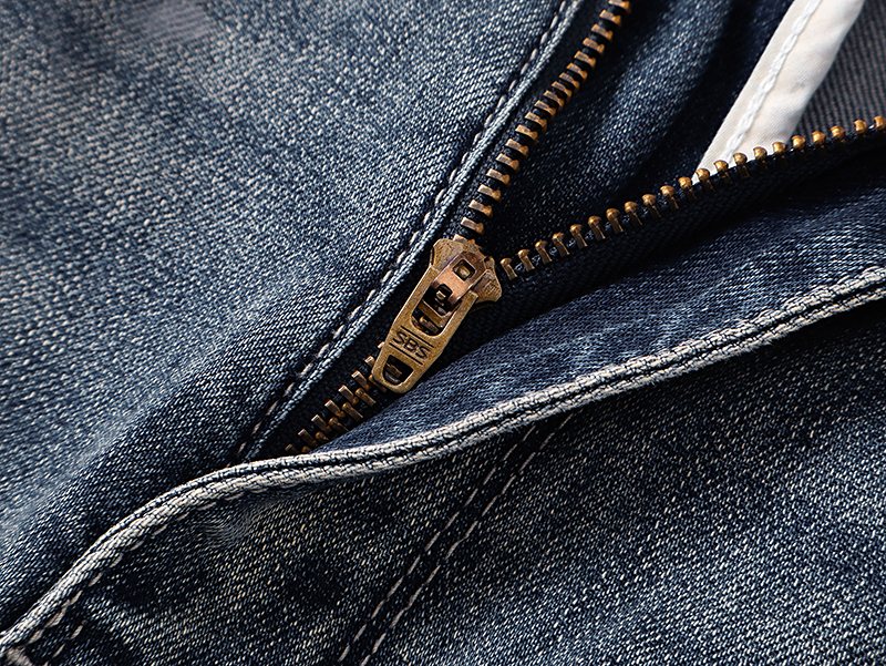 R+A Washed Distressed Graphic Jeans
