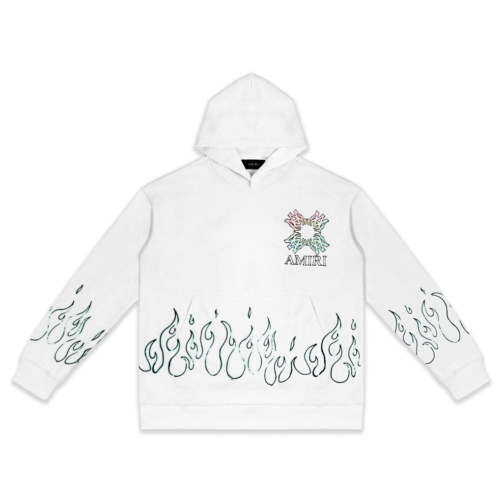 AMIRI Flame Cross Graphic Hoodie