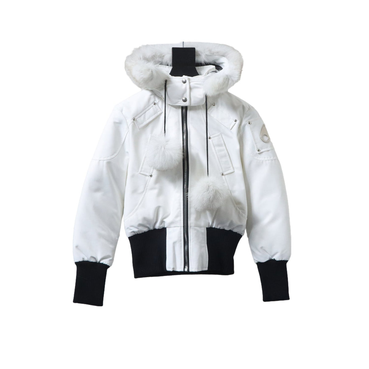 Moose Knuckles Original Debbie Bomber Jacket – White