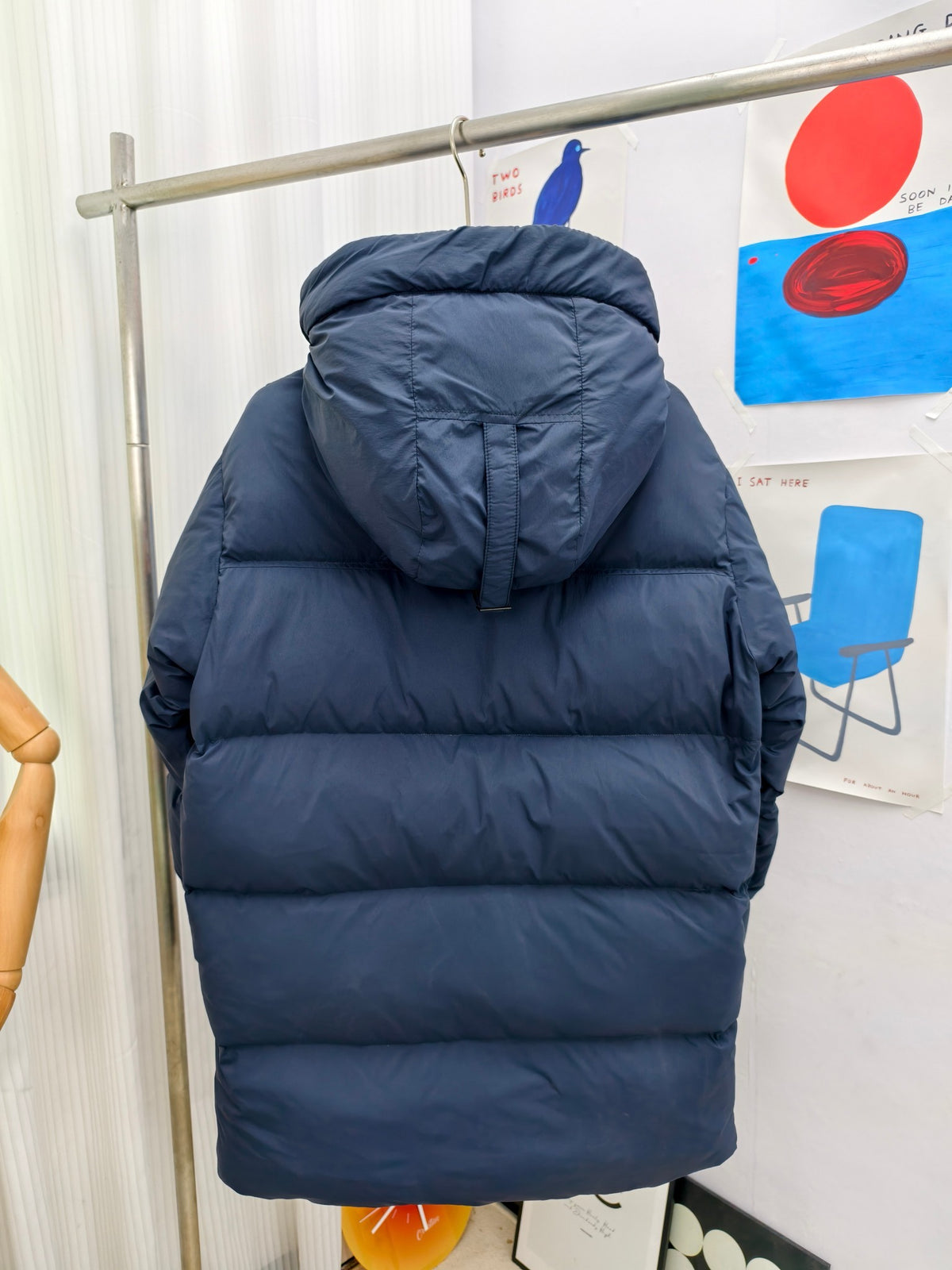Canada Goose Lawrence Hooded Puffer Coat in Navy