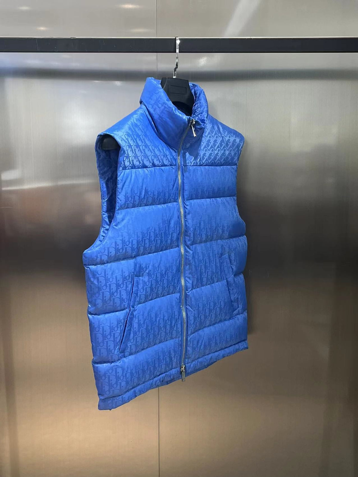 Dior Monogram Stand-Collar Puffer Vest