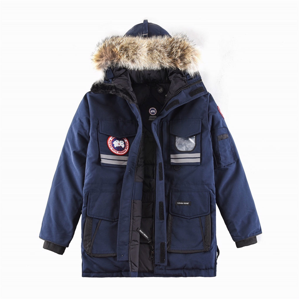 Canada Goose Hooded Utility Parka with Trimmed Hood