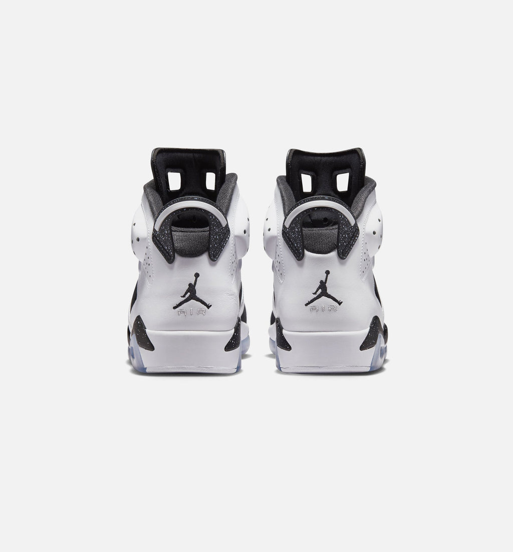 Air Jordan 6 Retro Black and White Men's Lifestyle Shoes - Black/White