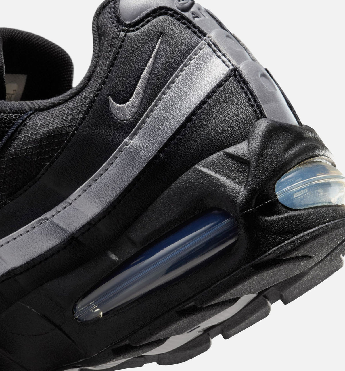 Air Max 95 Big Bubble OG Reflective Accents Men's – Black/White/Metallic Silver