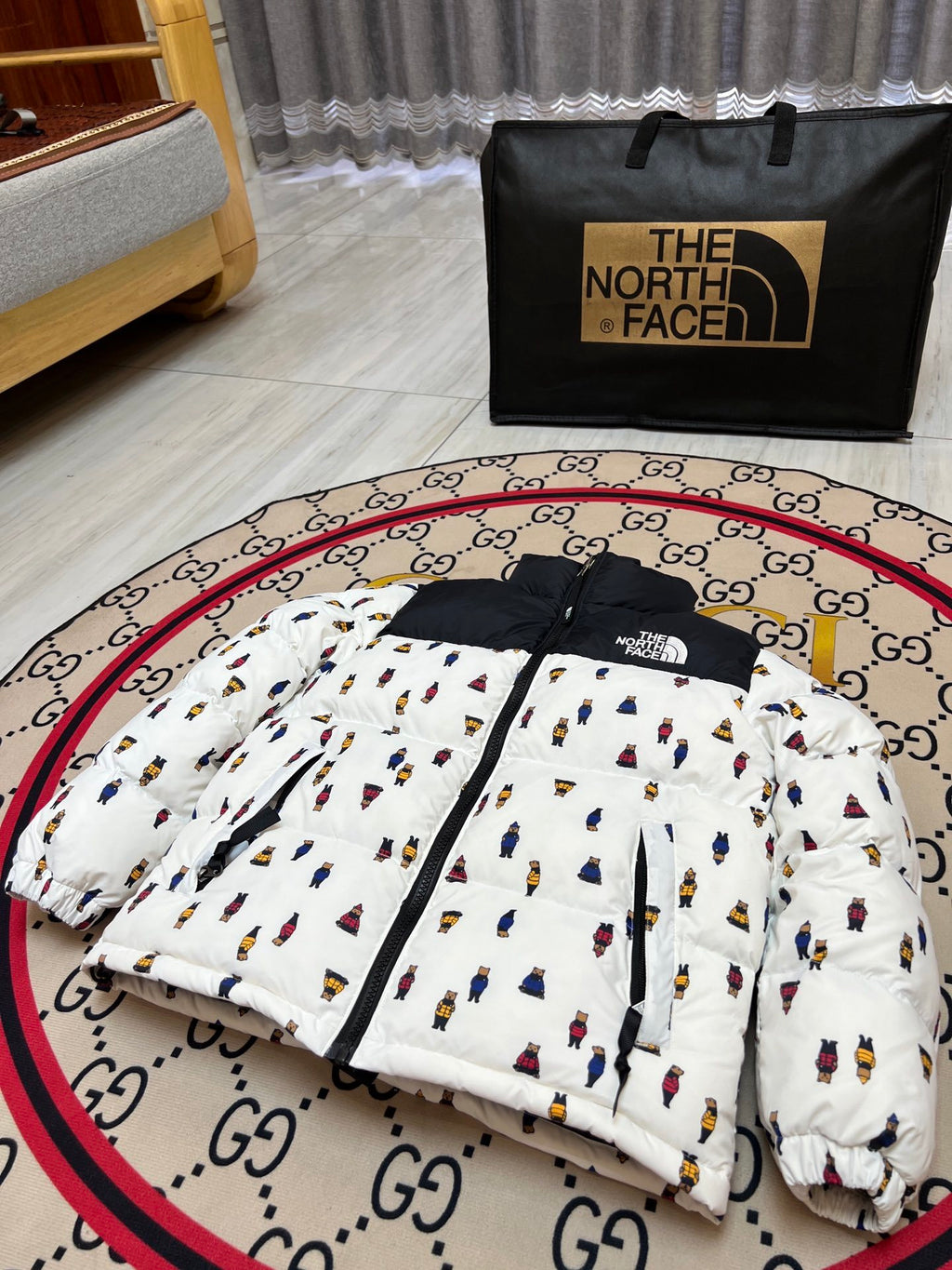 The North Face 1996 Kids' Color-Block Puffer Jacket