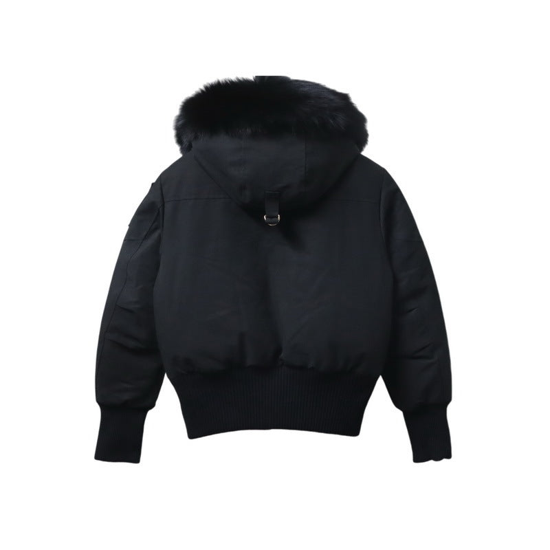 Moose Knuckles Gold Debbie Bomber 03 Down Jacket – Black