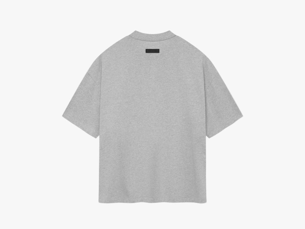 Essentials Fear Of God Heavy Crewneck Tee Light Heather Grey