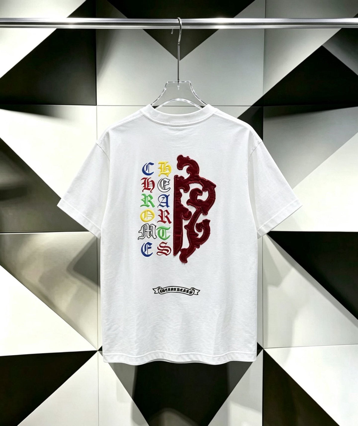 Chrome Hearts Multicolor Cross Graphic T-Shirt