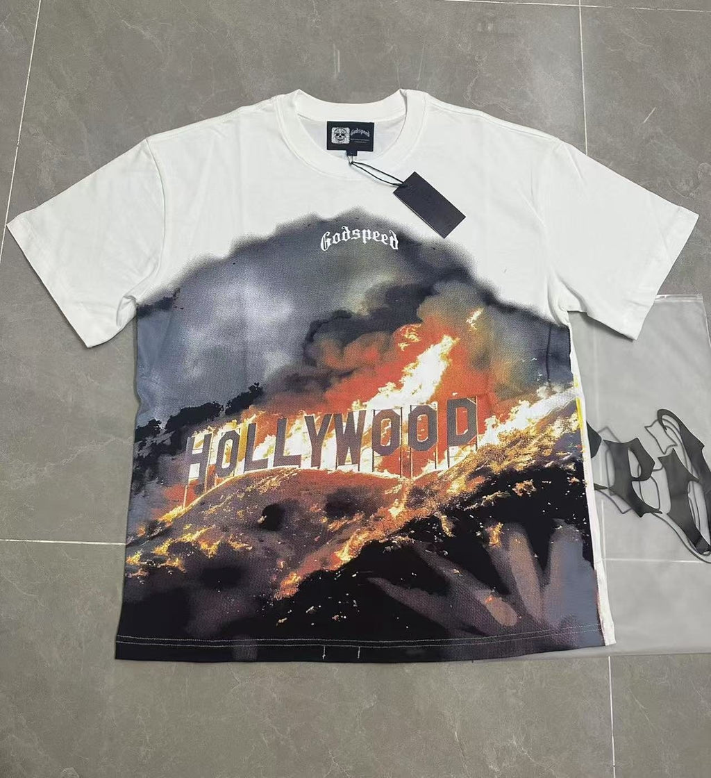 Godspeed Hollywood Fire Graphic T-Shirt