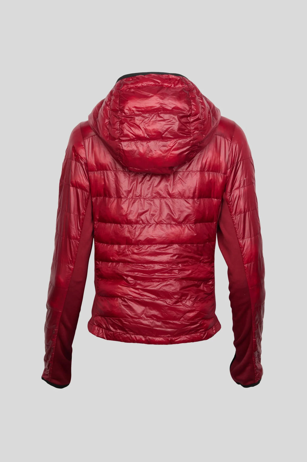 Canada Goose HyBridge Lite Hooded Quilted Jacket in Red