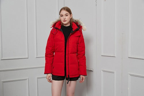 Canada Goose Women's Hooded Parka with Trimmed Hood