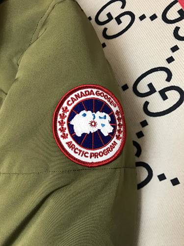 Canada Goose Unisex Quilted Hooded Jacket with Dropped Hem