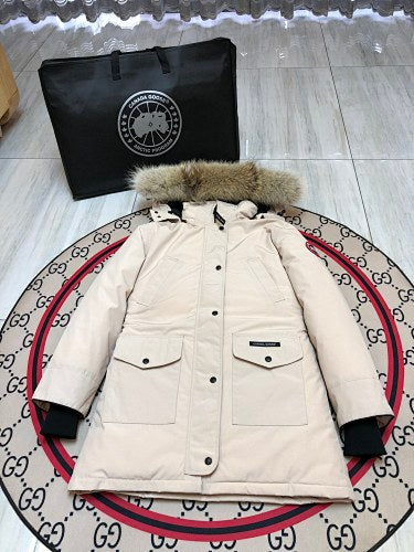 Canada Goose Women's Hooded Parka with Flap Pockets