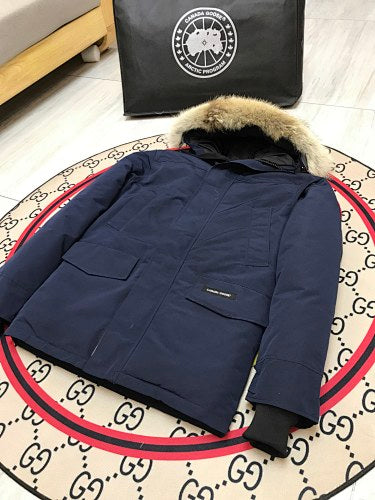 Canada Goose Unisex Hooded Parka with Ribbed Cuffs