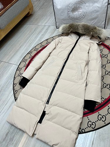 Canada Goose Women's Long Hooded Puffer Coat