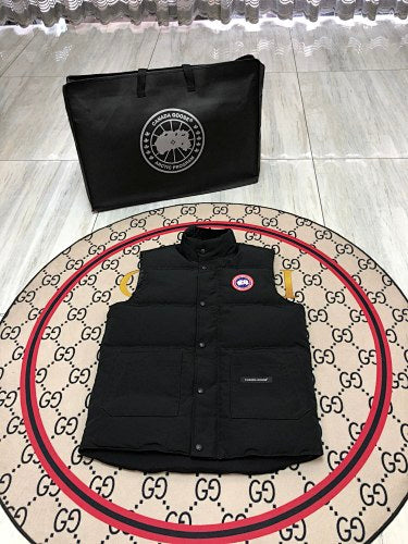 Canada Goose Stand-Collar Quilted Vest with Patch Pockets