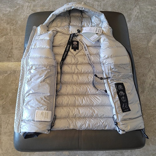 Canada Goose Hooded Puffer Jacket with Contrast Zippers