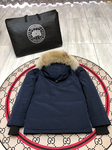 Canada Goose Unisex Hooded Parka with Ribbed Cuffs