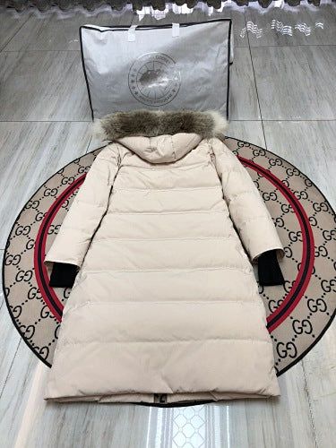 Canada Goose Women's Long Hooded Puffer Coat