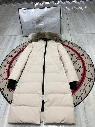Canada Goose Women's Long Hooded Puffer Coat
