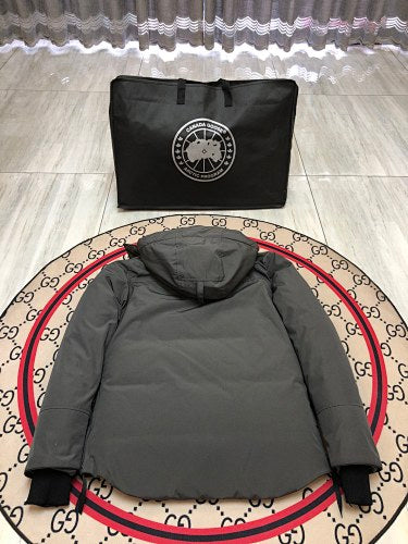 Canada Goose Unisex Hooded Utility Parka with Flap Pockets