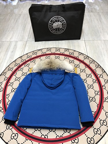 Canada Goose Kids' Hooded Parka with Four Flap Pockets