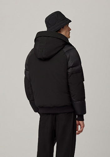 Canada Goose Men's Hooded Jacket with Quilted Sleeves