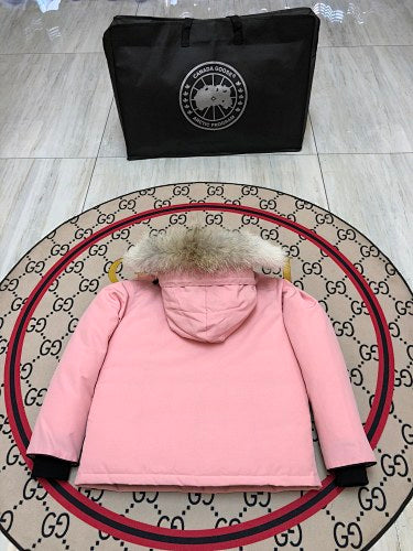 Canada Goose Kids' Hooded Parka with Four Flap Pockets