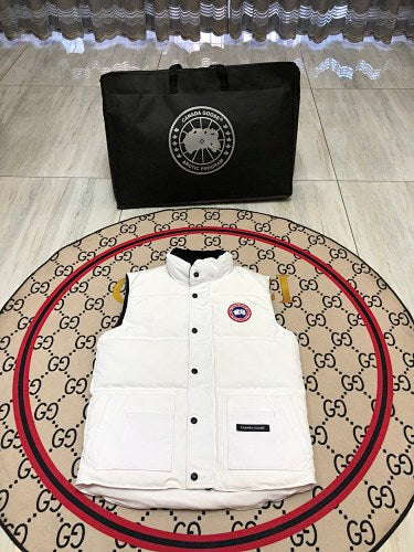 Canada Goose Stand-Collar Quilted Vest with Patch Pockets