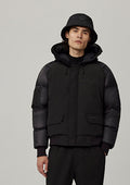 Canada Goose Men's Hooded Jacket with Quilted Sleeves